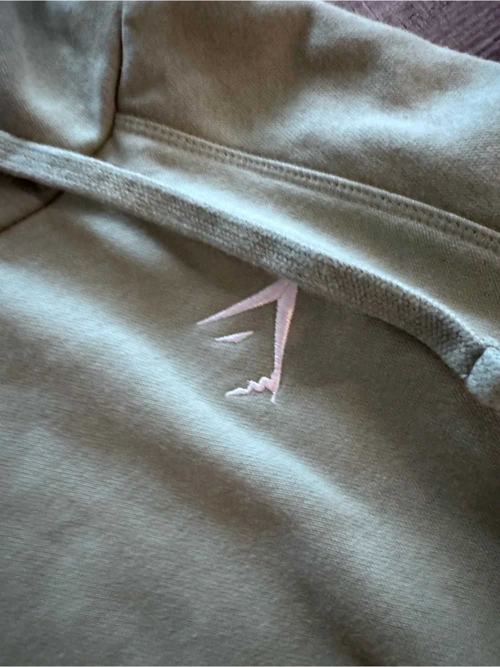 Gymshark Hooded Pullover Sweatshirt in Sage Green
